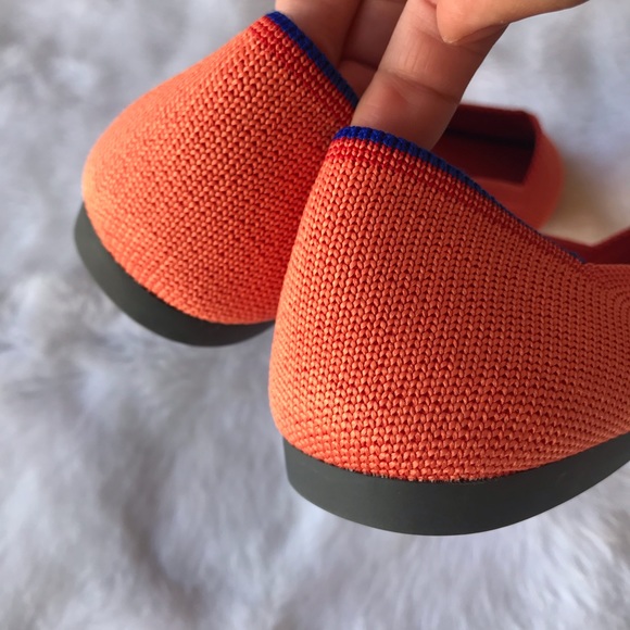 Rothy's | Shoes | New Rothys The Point Persimmon Orange Flats | Poshmark
